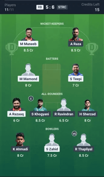 RB vs STRC Dream11 Prediction: Today’s Match 10 – Fantasy Cricket Tips, Captain Choices, Playing XI & Injury Updates – ECSN Belgium 2025