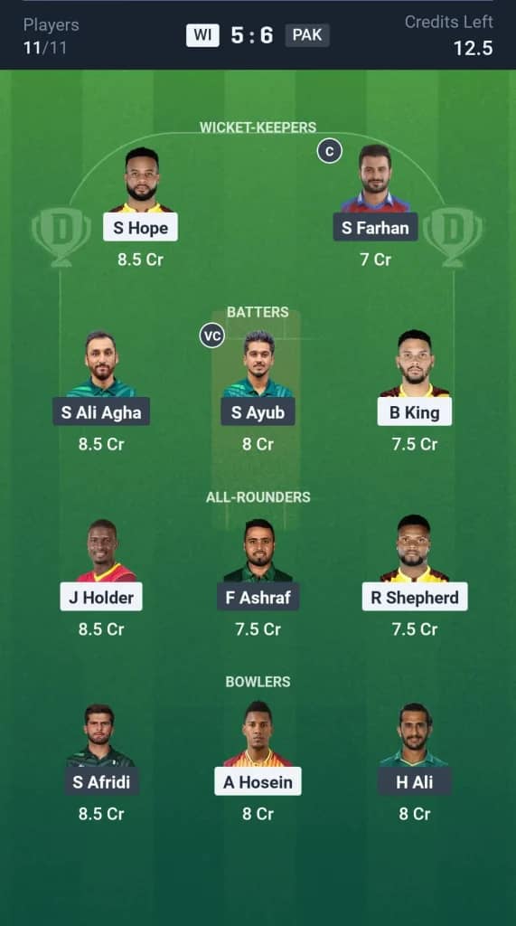 WI vs PAK Dream11 Prediction: Today’s 1st T20I, Fantasy Cricket Tips, Captain Choices, Playing XI & Injury Updates – Pakistan tour of West Indies 2025